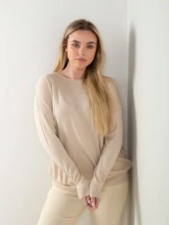 Camisola malha com acabamento rolling