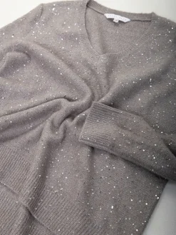 Camisola malha com brilho