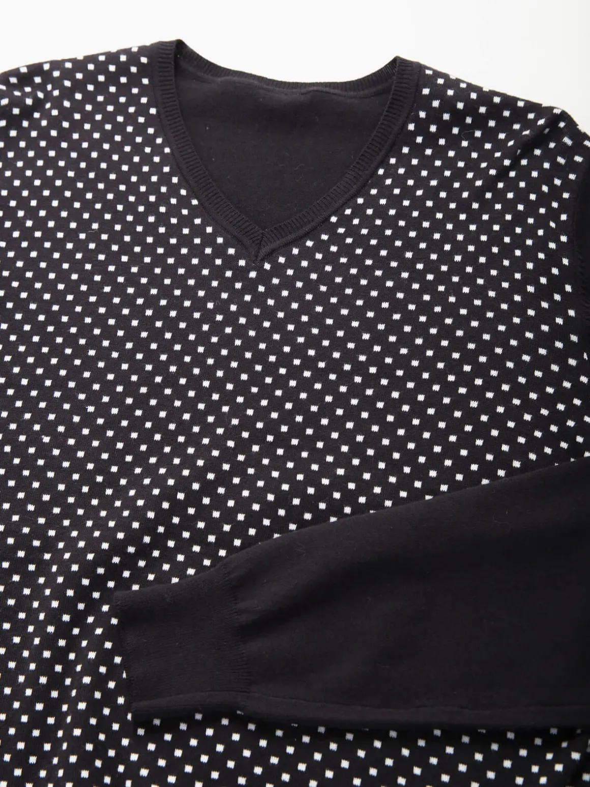 Camisola malha com micro padrão