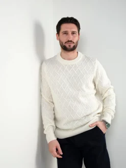 Camisola malha com padrão