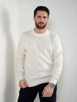 Camisola malha com padrão