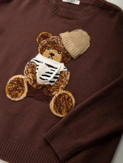 Camisola malha com ursinho
