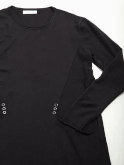 Camisola malha fina com bolsos