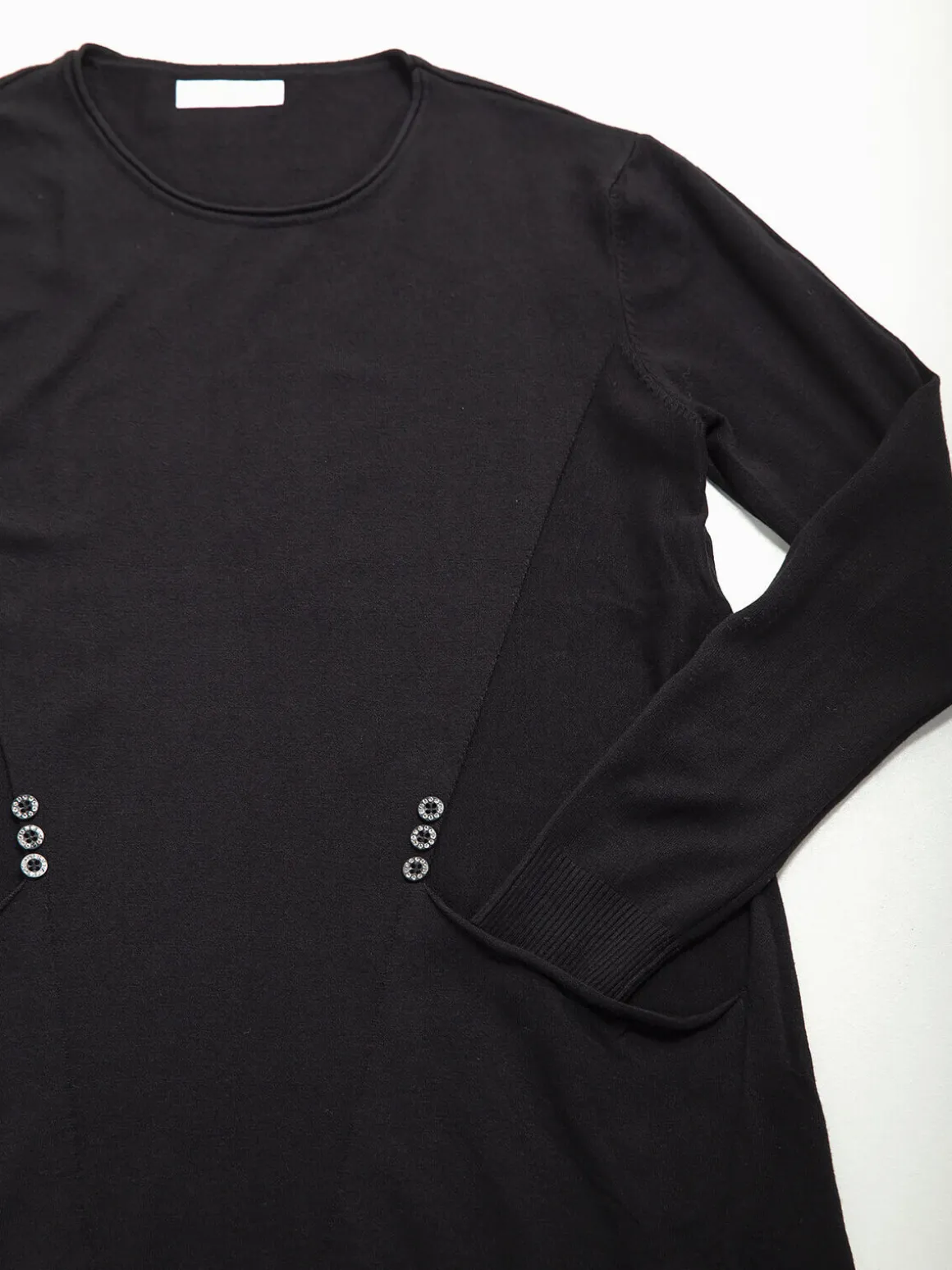 Camisola malha fina com bolsos