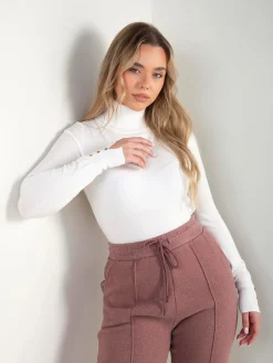 Camisola malha fina com detalhe