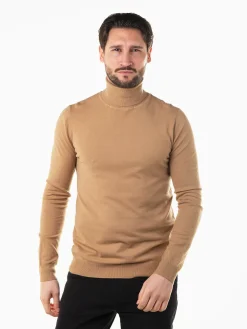 Camisola malha gola alta