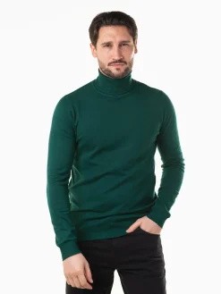 Camisola malha gola alta