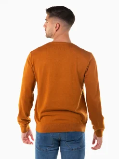 Camisola malha gola V