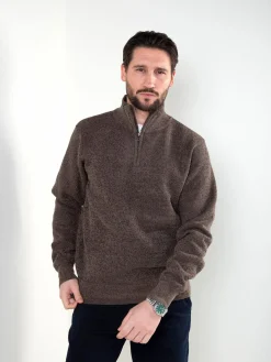 Camisola malha interior xadrez