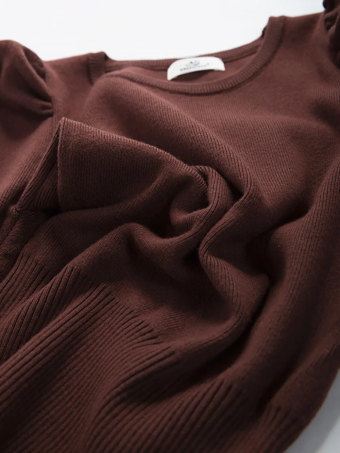 Camisola malha manga balão