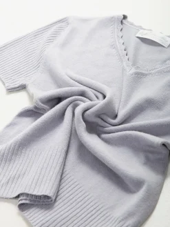 Camisola malha manga curta