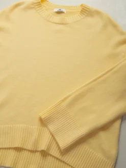 Camisola oversized malha decote redondo