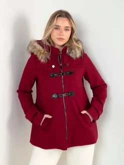 Canadiana fazenda capuz com pelo