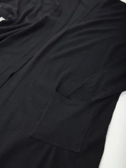 Casaco de malha estruturada com bolsos