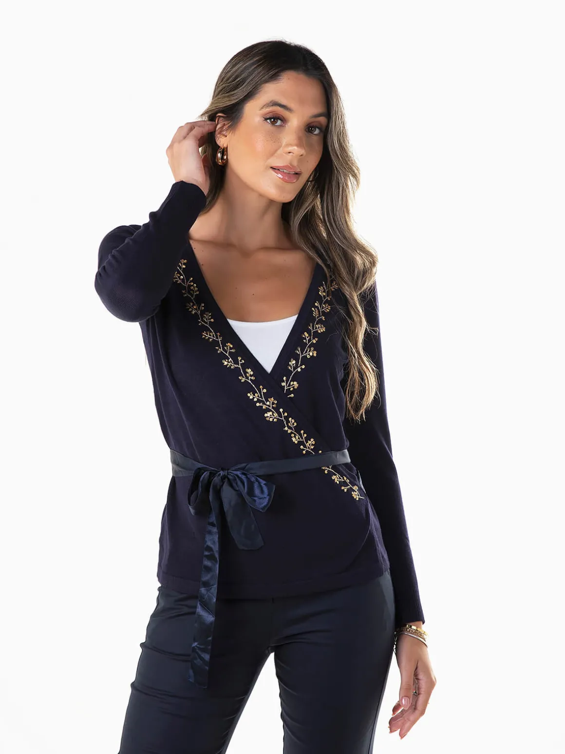 Casaco de malha trespasse