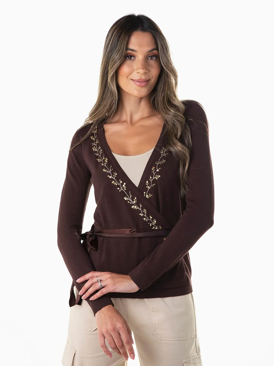 Casaco de malha trespasse