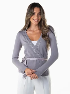 Casaco de malha trespasse