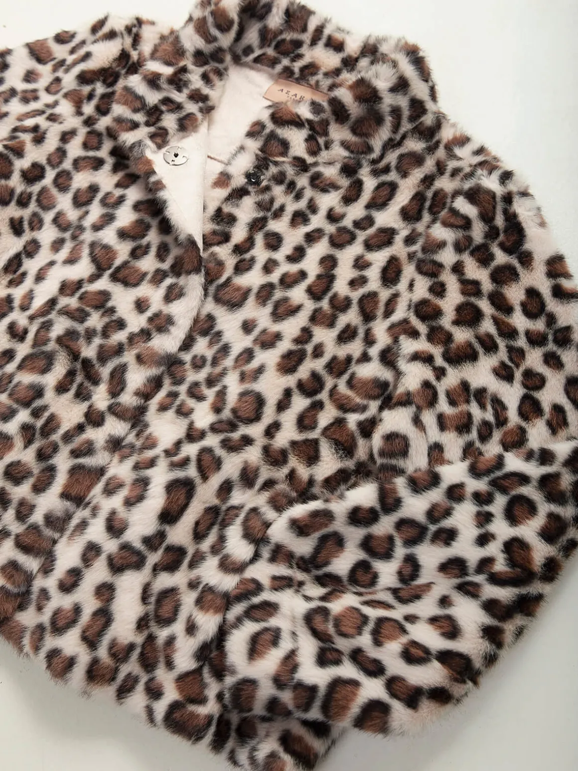 Casaco de pelo animal print