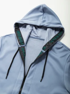 Casaco fato treino com bordados