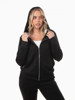 Casaco felpa desportivo com capuz