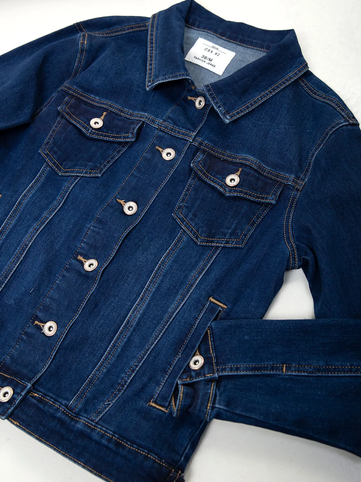 Casaco ganga azul escuro