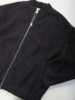 Casaco oversized efeito bouclé