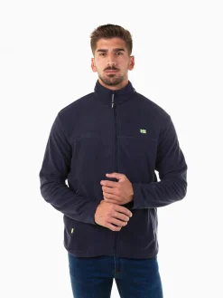 Casaco polar com bolsos