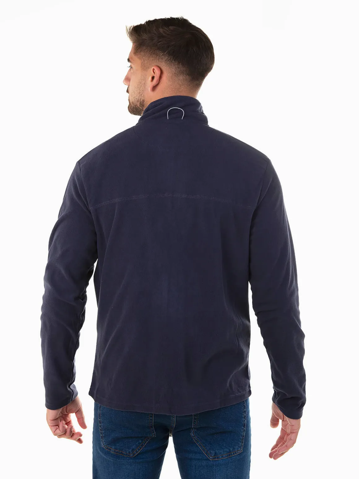 Casaco polar com bolsos