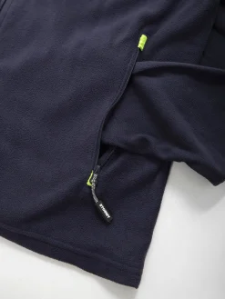 Casaco polar com bolsos