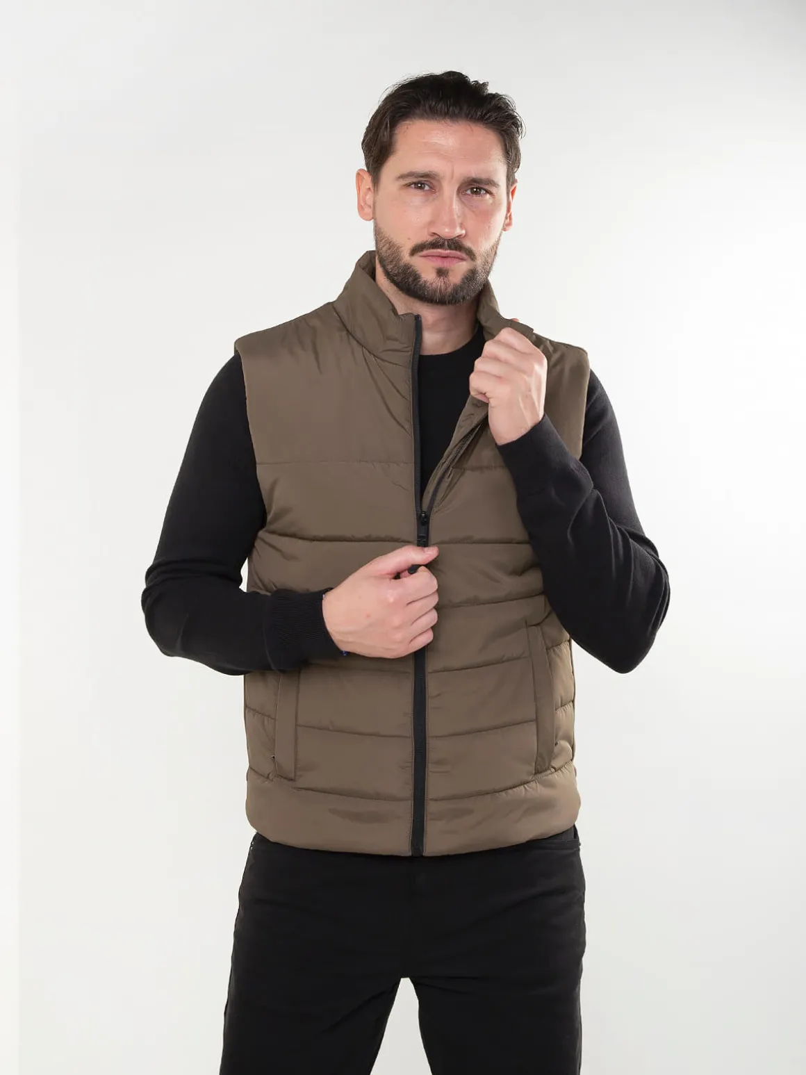 Colete acolchoado impermeável