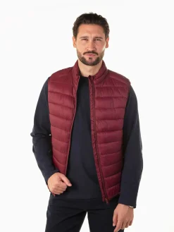 Colete acolchoado leve gola subida