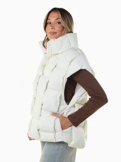 Colete acolchoado oversize