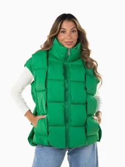 Colete acolchoado oversize