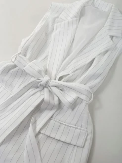 Colete alfaiataria com cinto