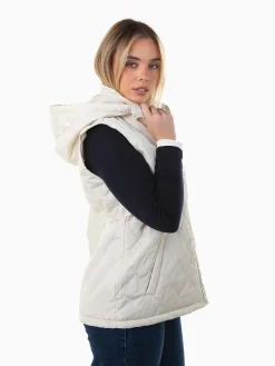 Colete leve com capuz removível