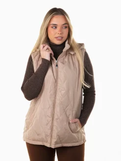 Colete leve com capuz removível