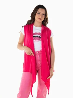 Colete malha com bordados