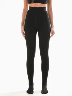 Collants canelados térmicos