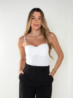Crop top elástico