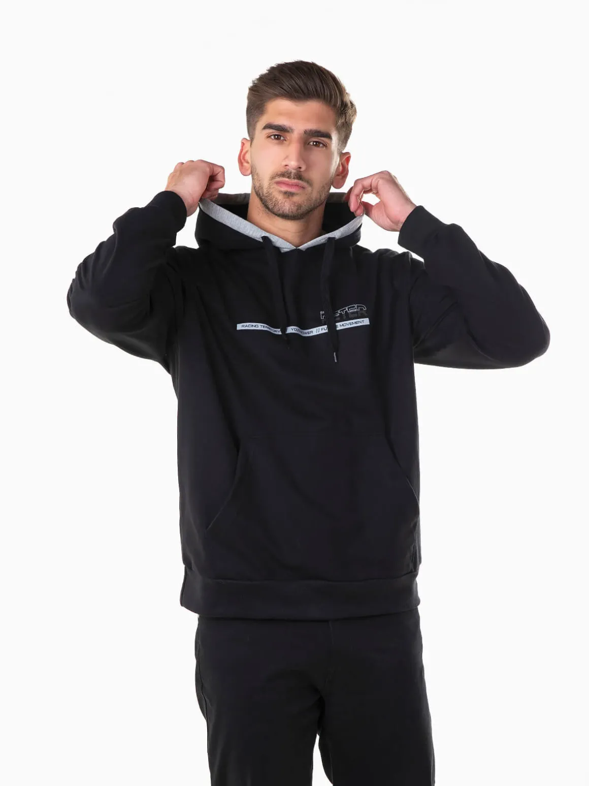 Hoodie estampada com bolso