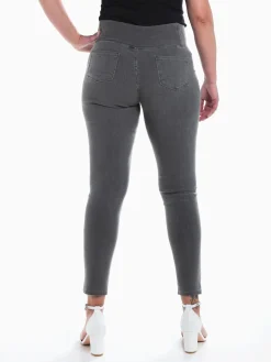 Jeggings elásticas cintura alta