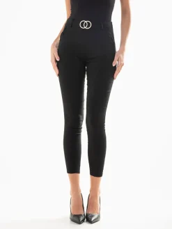 Leggings elásticas com cinto