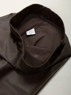 Leggings elásticas efeito pele