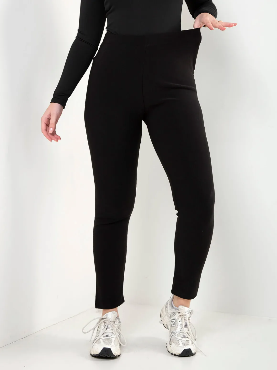 Leggings pretas com interior polar