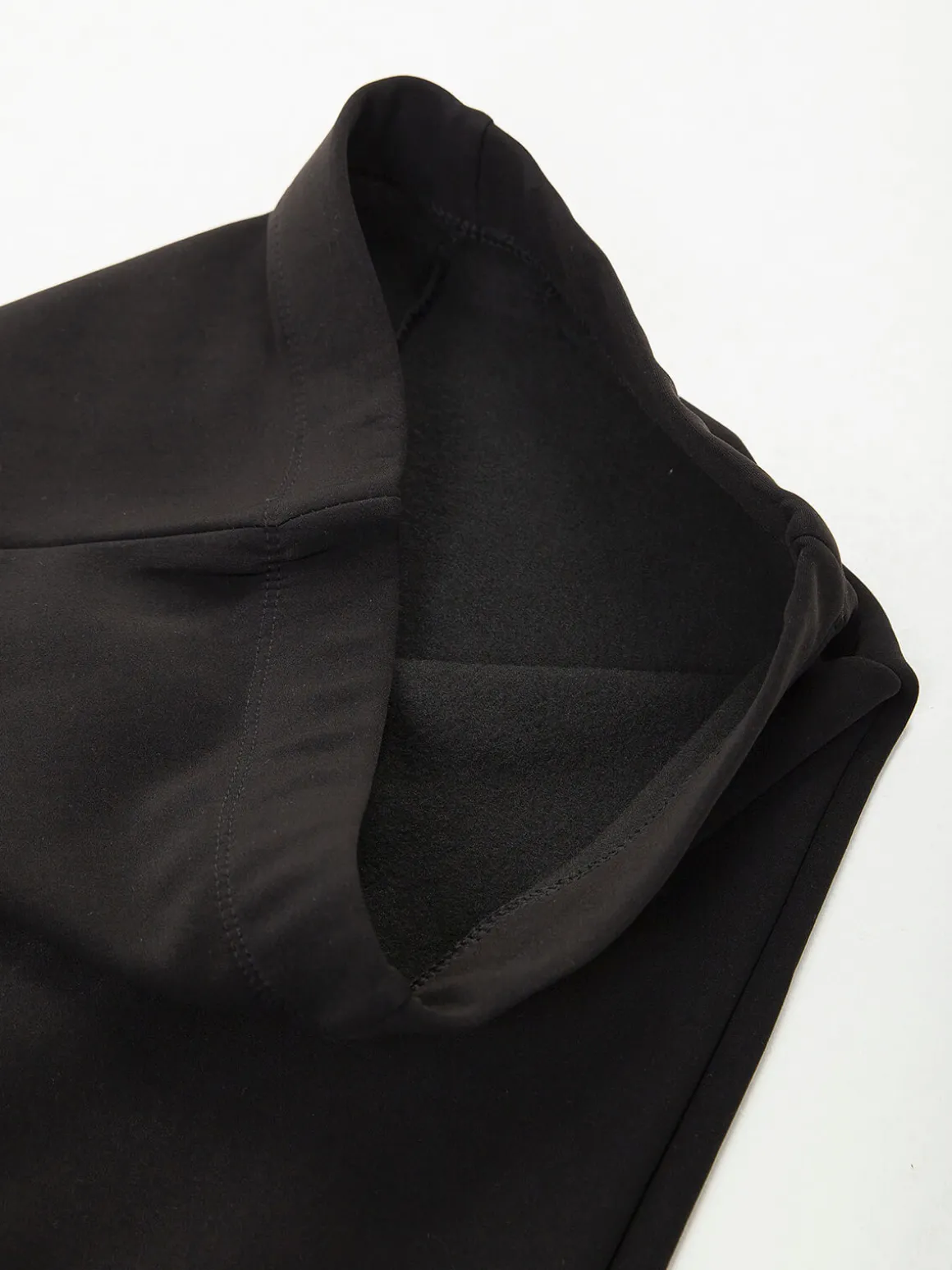 Leggings pretas térmicas de cintura alta