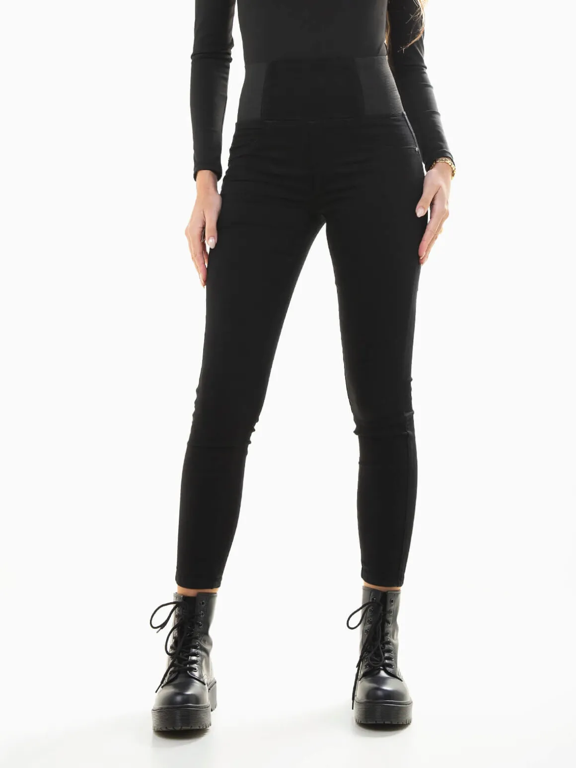 Leggings pretos cintura alta modeladora