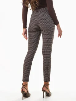 Leggings xadrez pied-de-poule