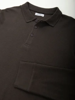 Polo malha com textura