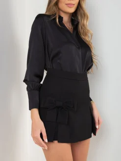 Saia-calção com laço