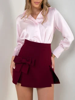 Saia-calção com laço